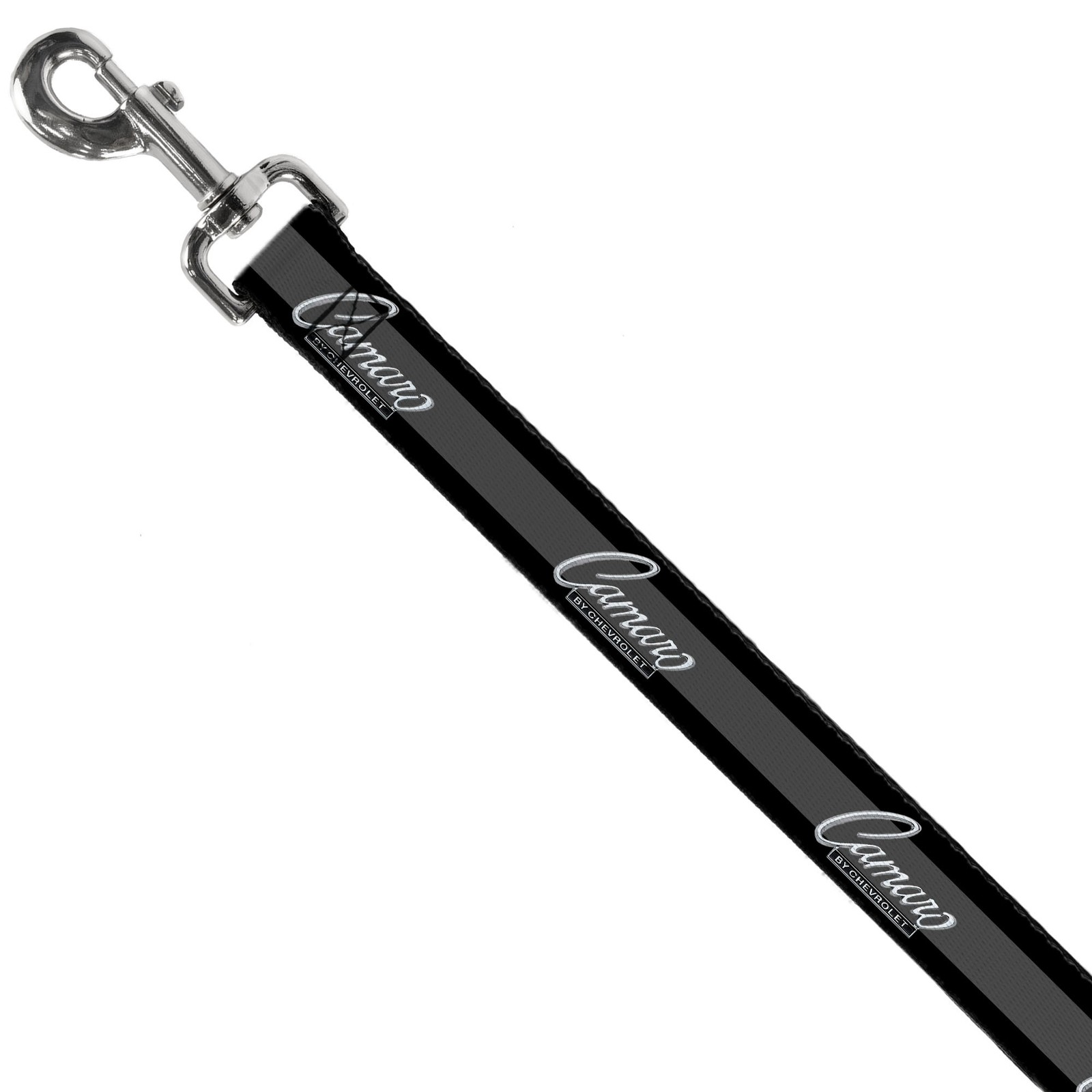 Dog Leash 6-FEET 1969 CAMARO BY CHEVROLET Emblem/Stripe Black/Gray/Silver WIDE 1