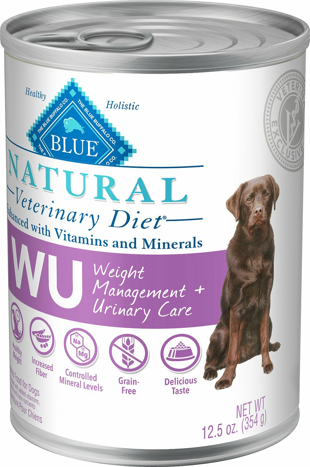 Blue Buffalo W+U Weight Management + Urinary Grain-Free Can Dog Food 12/12.5 oz