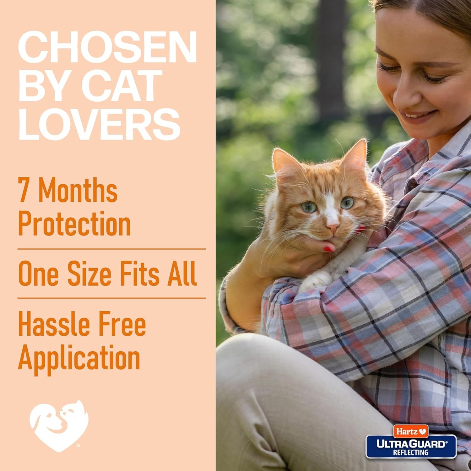 Hartz UltraGuard Flea & Tick Collar for Cats & Kittens 7 Months Protection, 1ct*