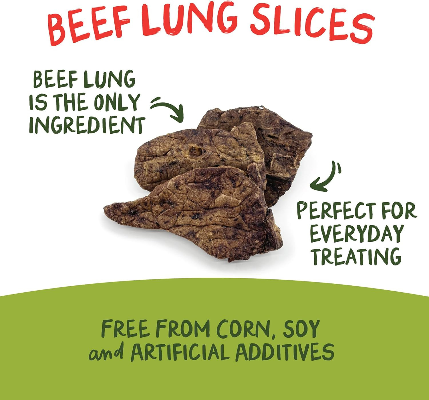 Pet ‚N Shape Beef Lung Dog Treats – Made and Sourced in the USA – Training Treat