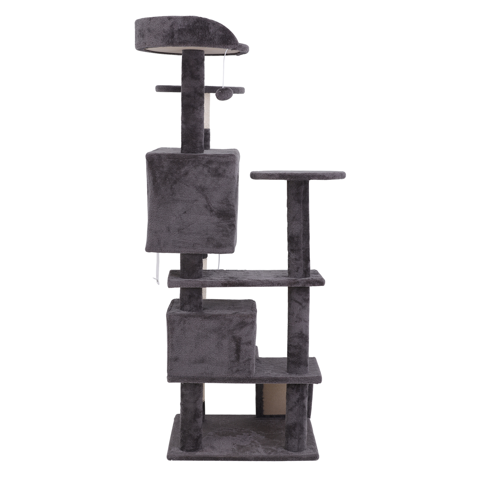 53″ Sturdy Cat Tree Tower Activity Center Large Playing House Condo Rest Cat