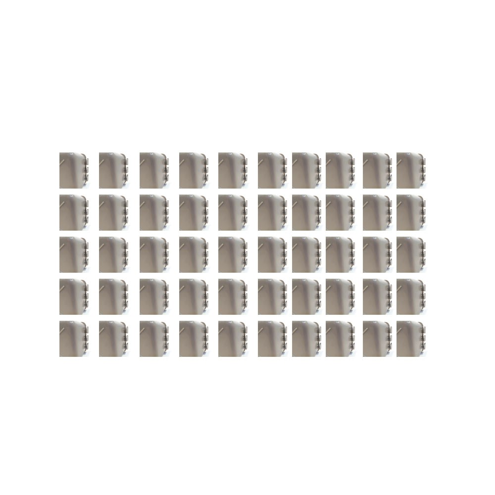 50pk Gray Cage Cups 1 Pint / 16 fl oz Hanging Feed & Water Cups Chicken Poultry
