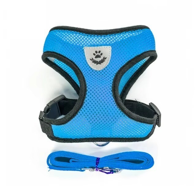 Cat Dog Pet Harness Adjustable Control Vest Dogs Reflective S M L XL Leash