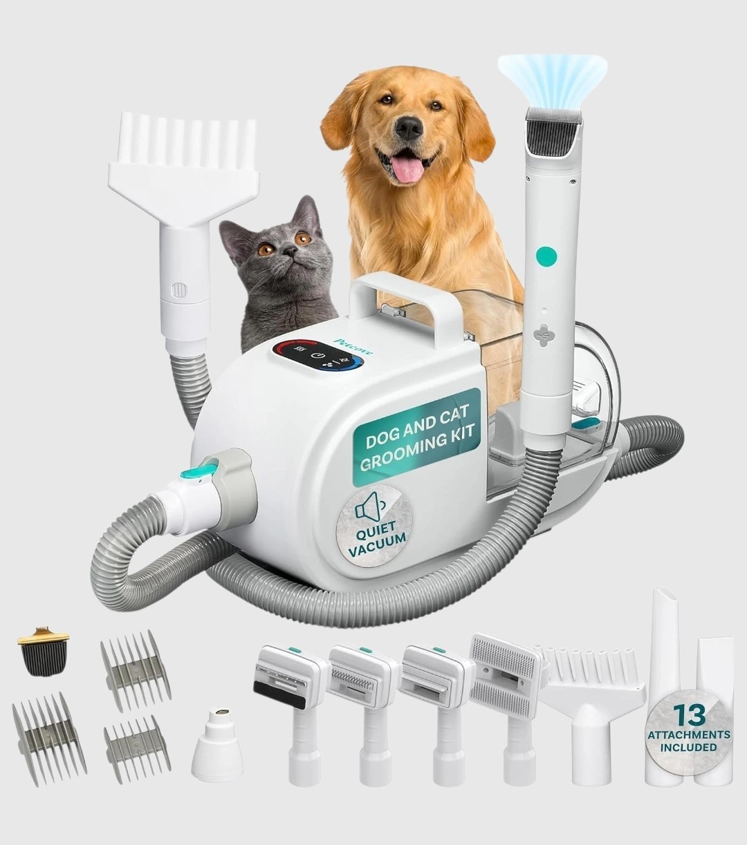 Pet Grooming Kit PetCove Clippers Nail Grinder Blow Dryer