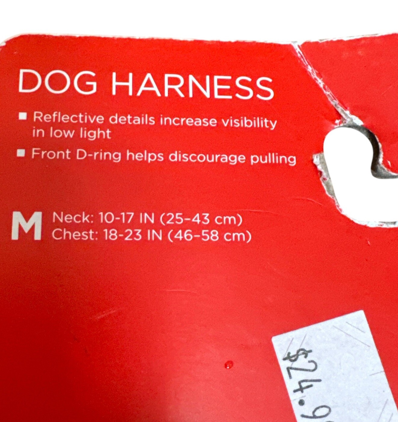 Reddy Dog Strap Harness Silver Gray Size Medium NEW