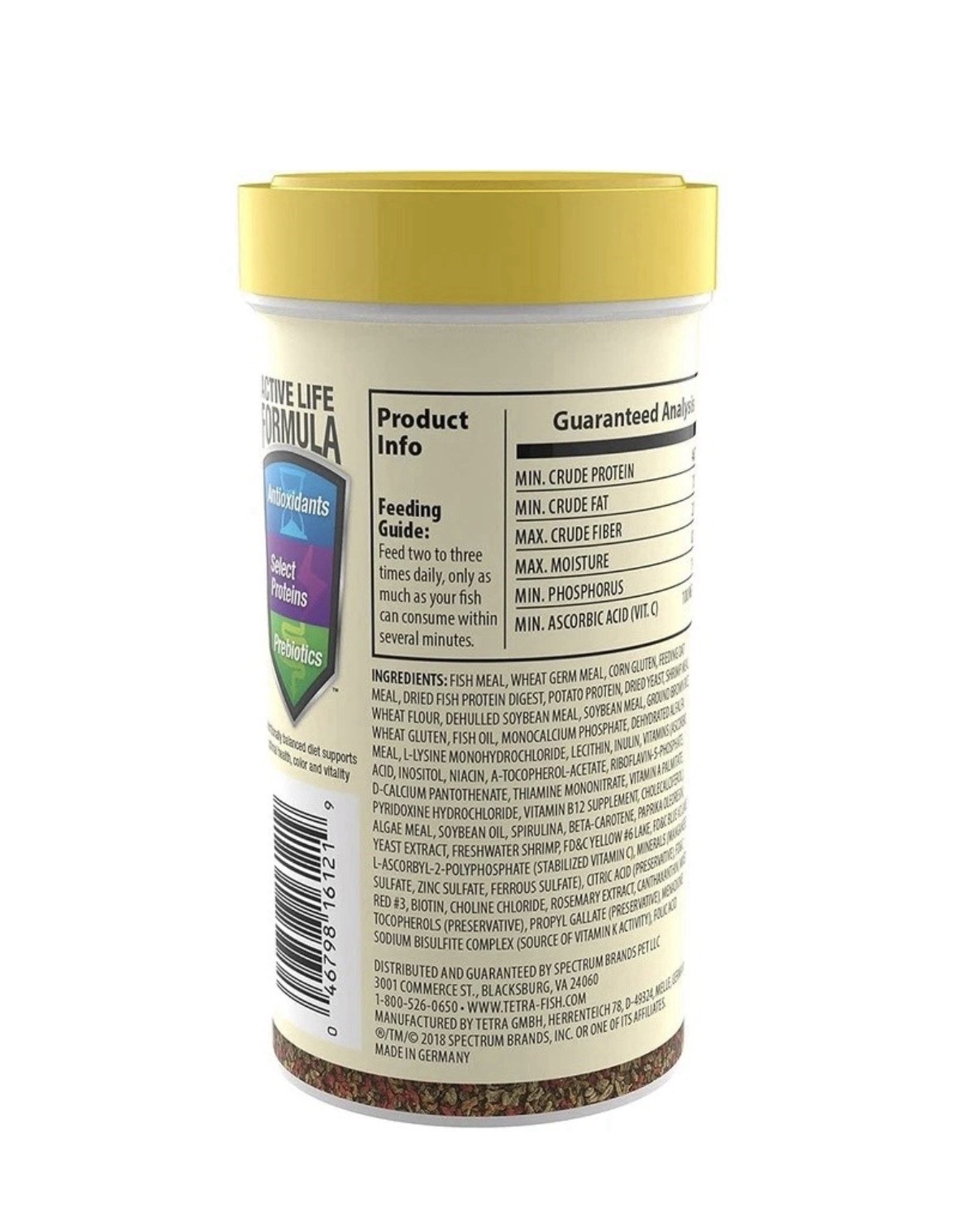 (4) Tropical Fish Food Slow-Sinking Granules Nutritious Clear-Water Formula New