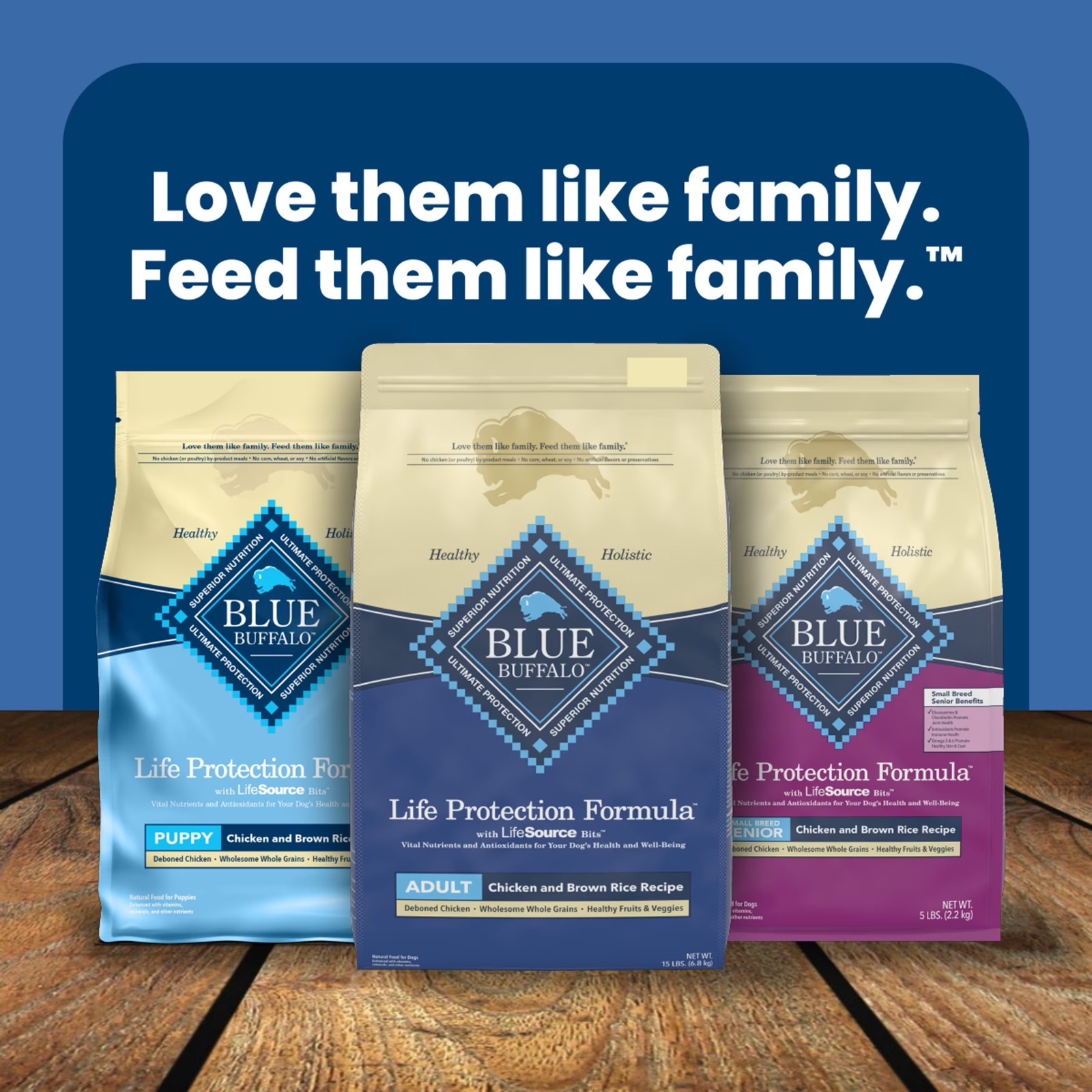 2 Pack, Blue Buffalo Life Protection Formula Adult Chicken & Brown Rice Recipe