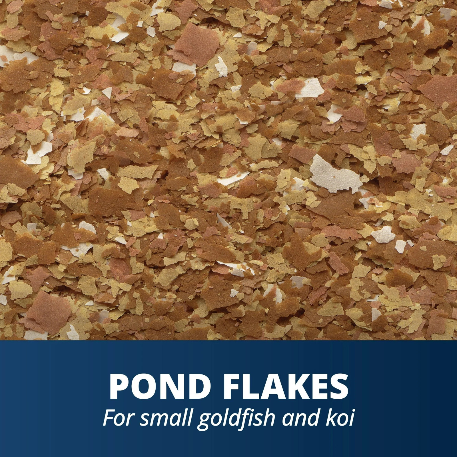 Pond Flakes Fish Food Complete Nutrition Small Goldfish Koi Cleaner Water 2.2lb