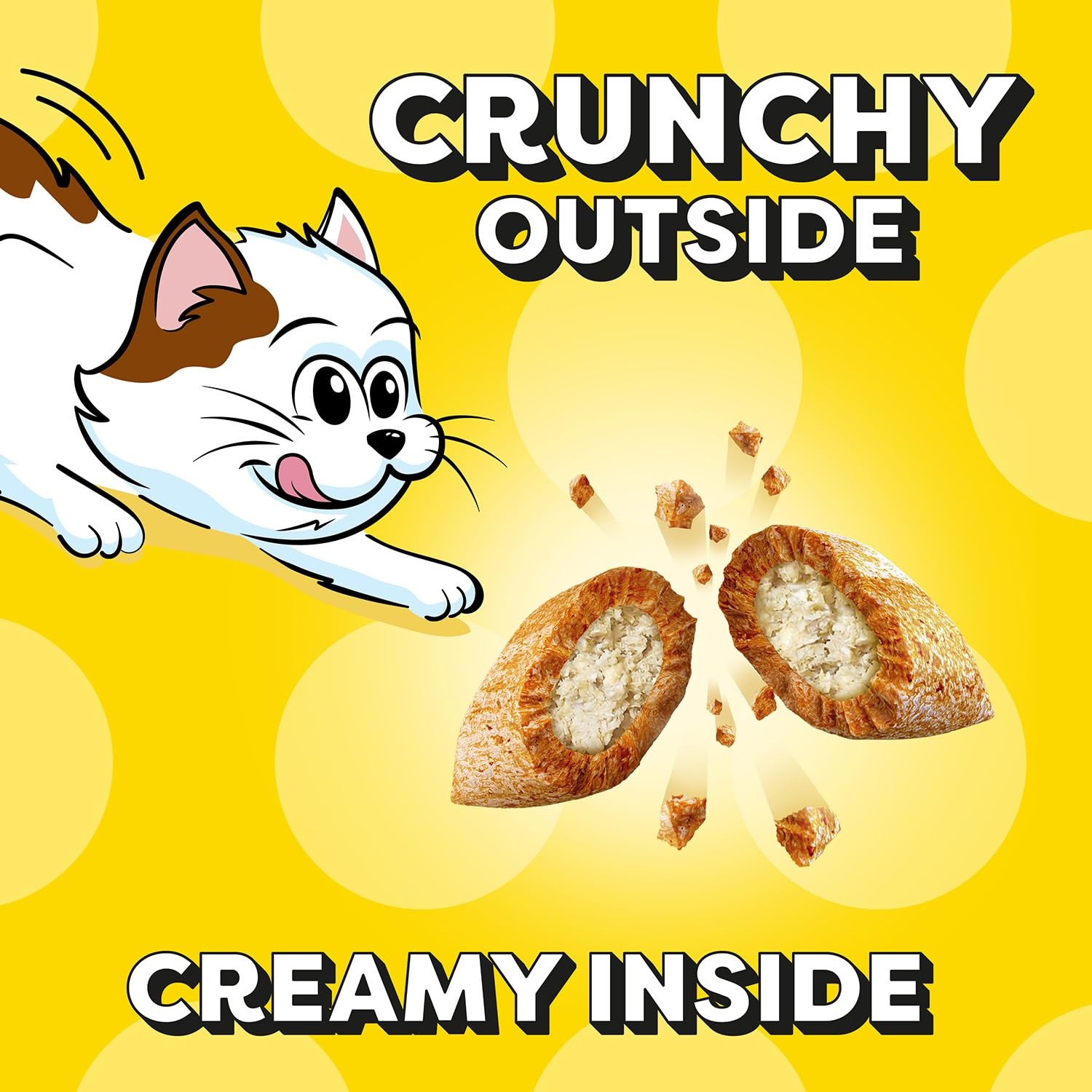 Temptations Kitten Treats Classic Crunchy and 6.3 Ounce (Pack of 4), brown