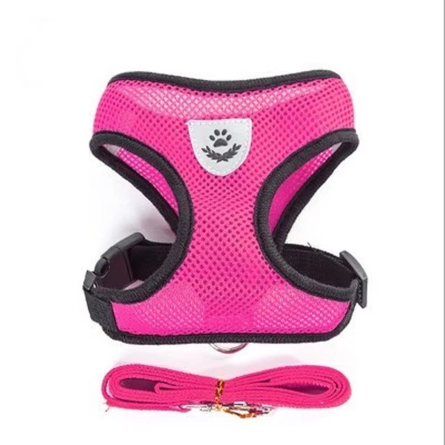 Cat Dog Pet Harness Adjustable Control Vest Dogs Reflective S M L XL Leash