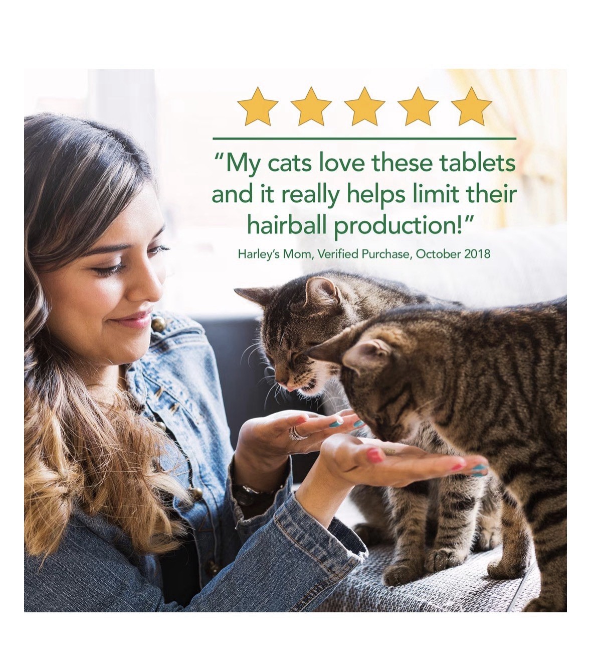 Vet’s Best Cat Hairball Relief Digestive Aid, 60 Chewable Tablets – 02/2027