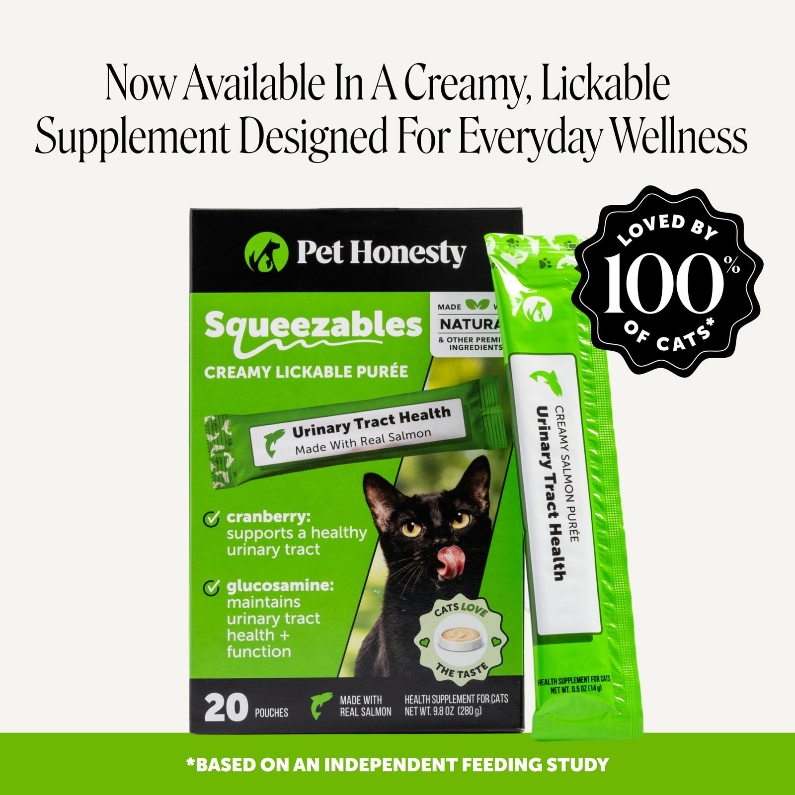 Cat Urinary Tract Health Crunchy & Creamy Chews – 30-Day Supply, Cranberry