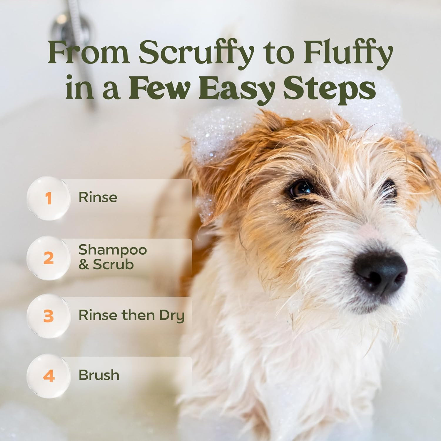 PAWFUME Deshedding Dog Shampoo and Conditioner, Show Dog, 1-Pack – Nourish & Det
