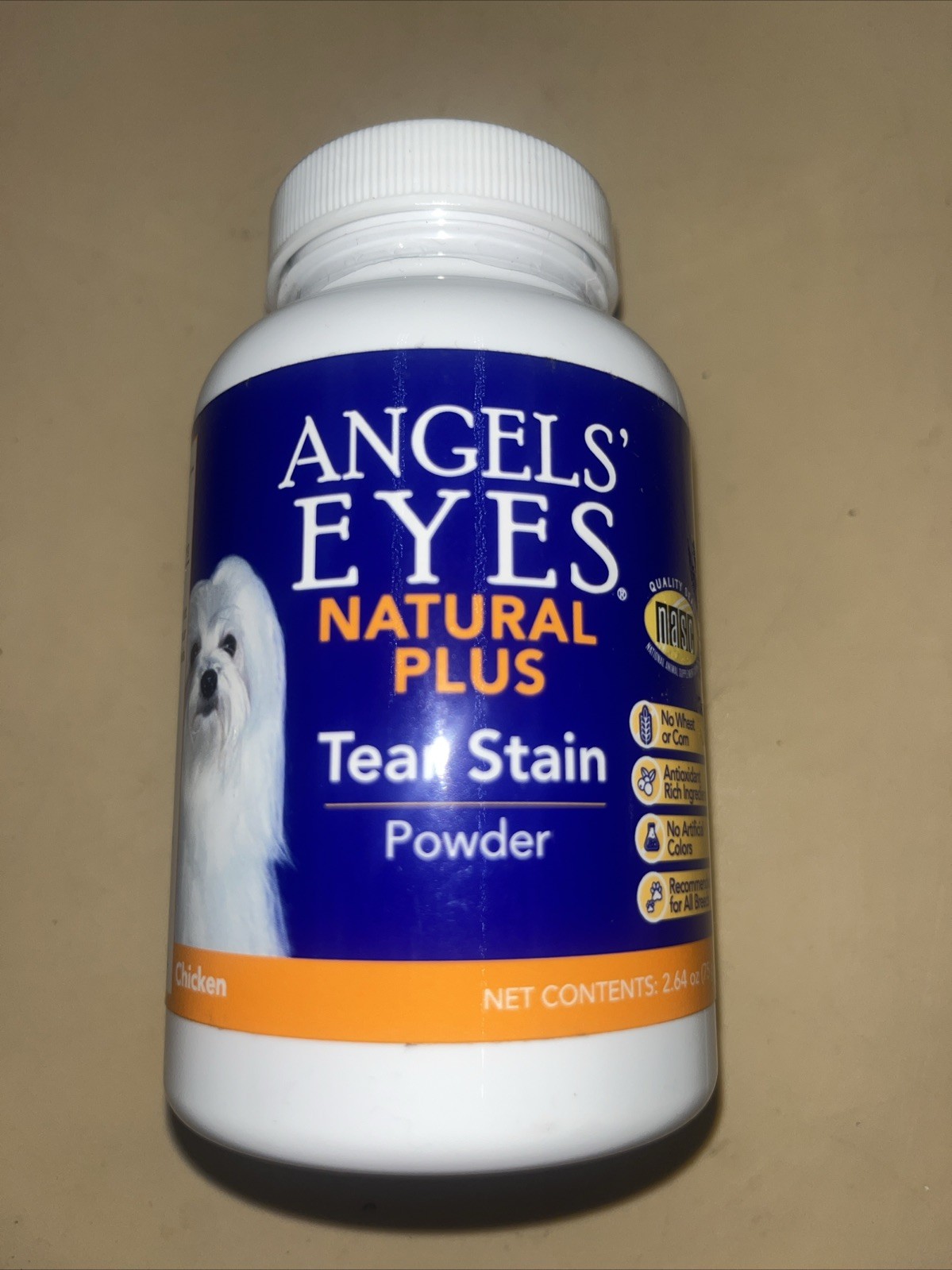 Angels Eyes Plus Dog Tear Stain Preventer Powder Chicken 2.64oz(75g) New