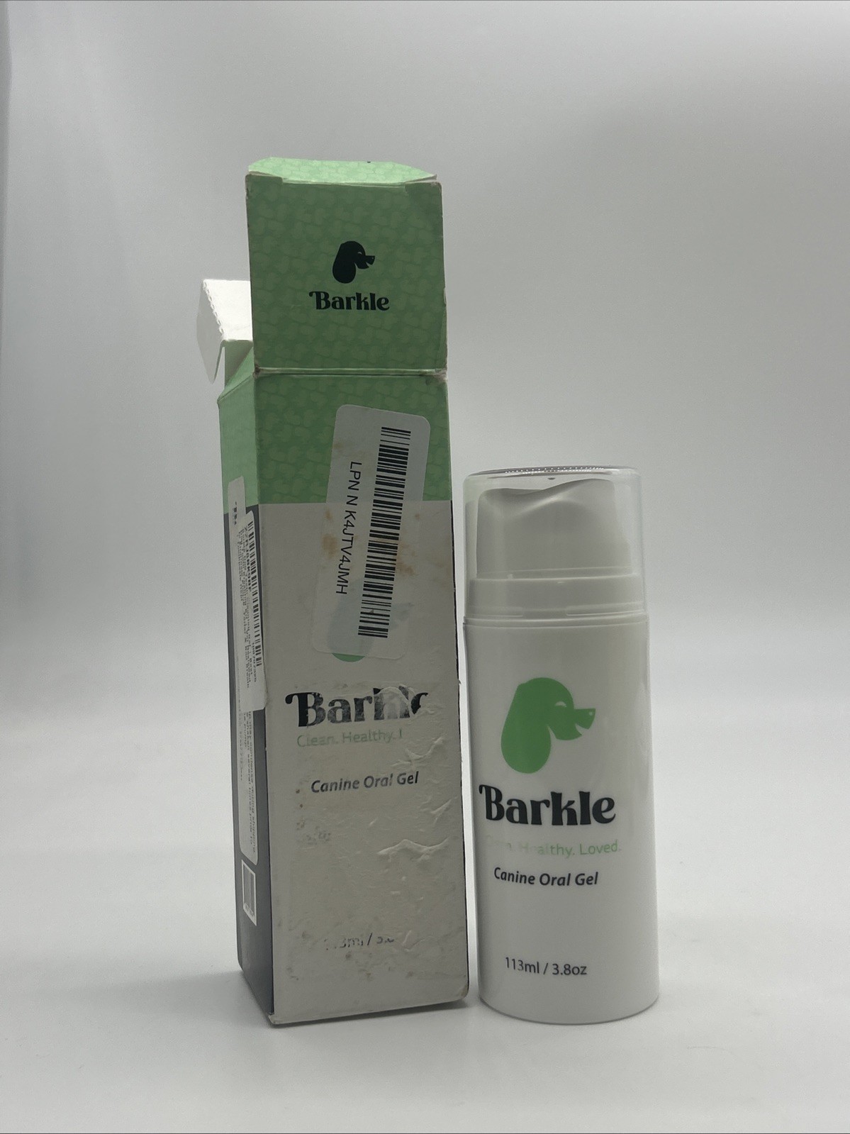 Mint – 60 days,Barkle Dog Teeth Cleaning Gel | Best Dog Tooth Brushing Kit | Vet