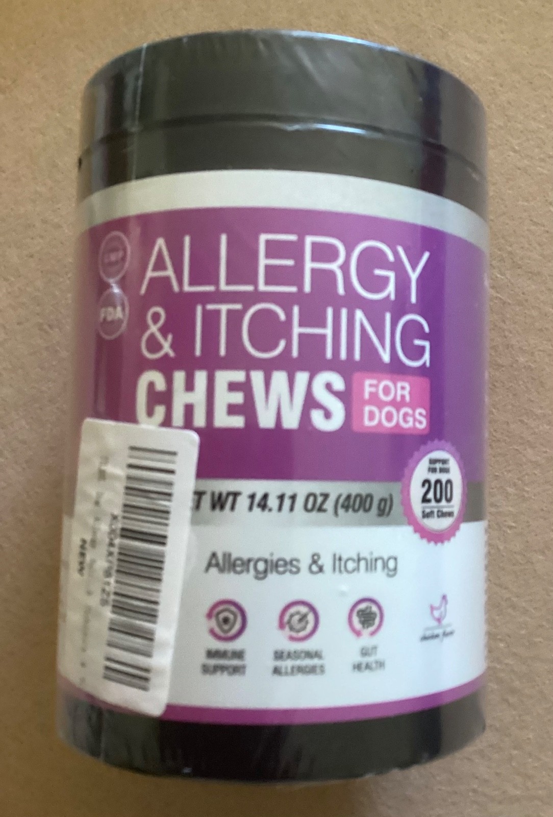 TTLXRL Allergy and Itching Chews for Dogs, 200pc, Chicken Flavored