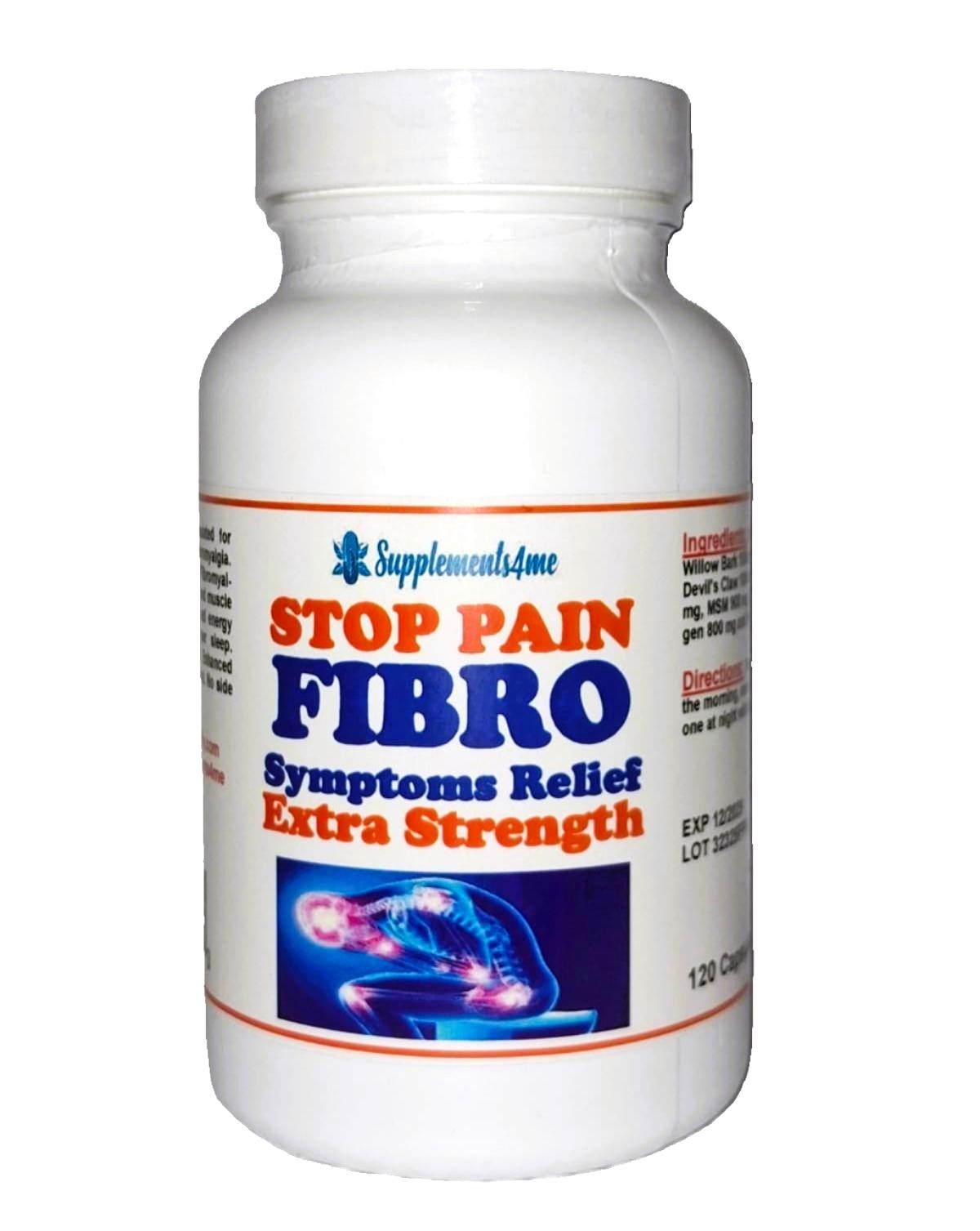 100% POWERFUL HERBS FOR FIBROMYALGIA PAIN WOMEN & MEN – 120 CAPS – MADE USA