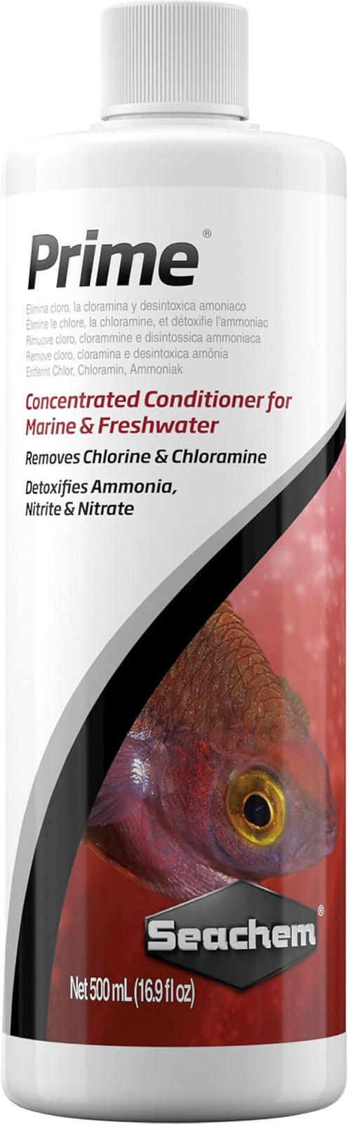 Prime Fresh and Saltwater Conditioner – Chemical Remover and Detoxifier 500 Ml