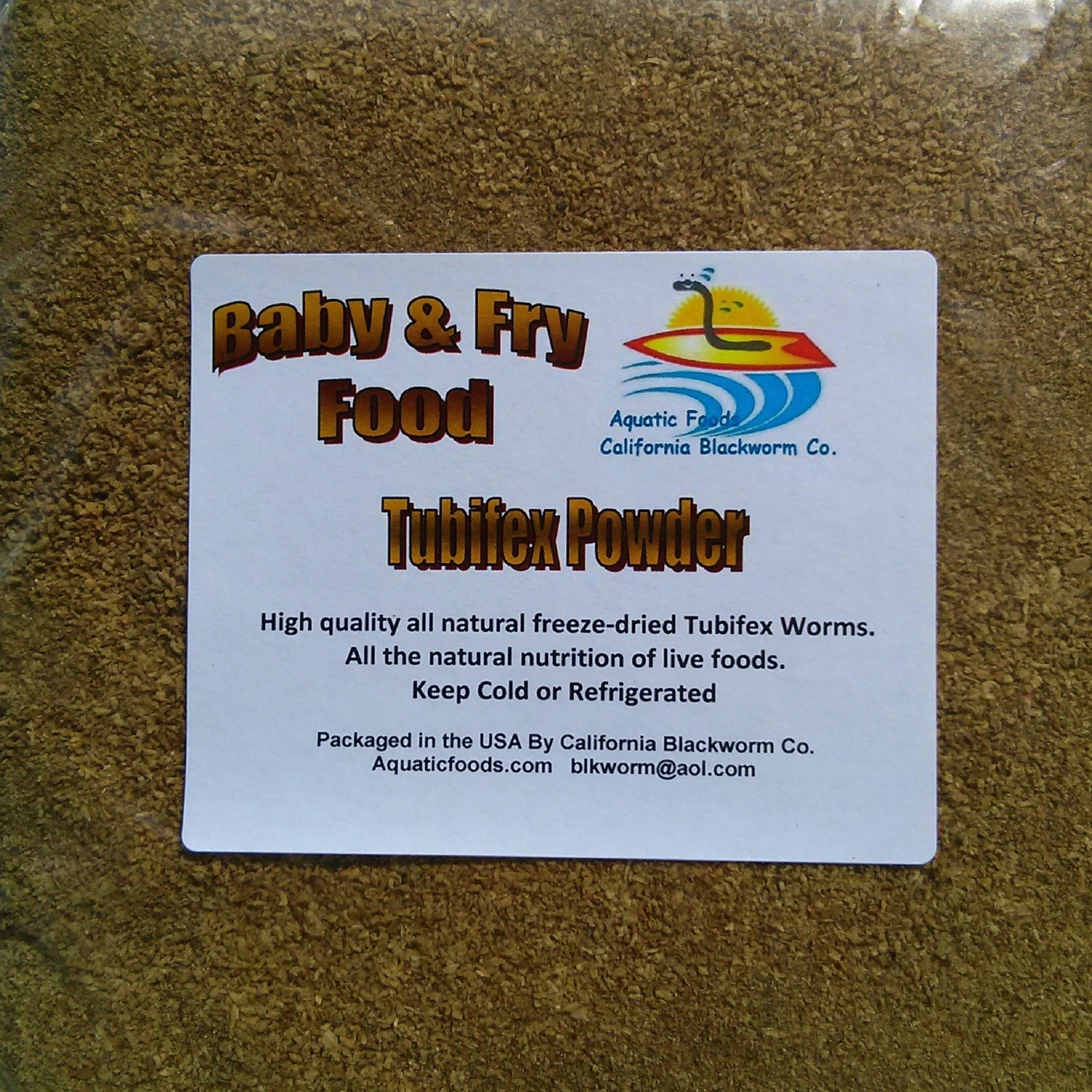Tubifex Worms Powder Fry & Baby Food