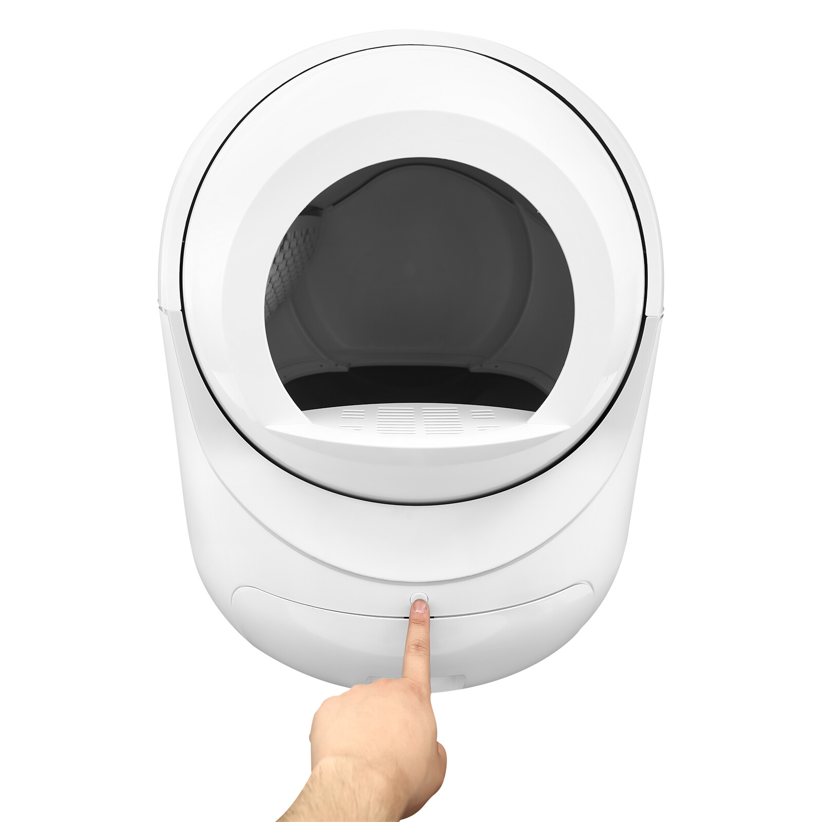 54.5Qt Automatic Smart Cat Litter Box Self-Cleaning Robot Odor Removal WiFi APP
