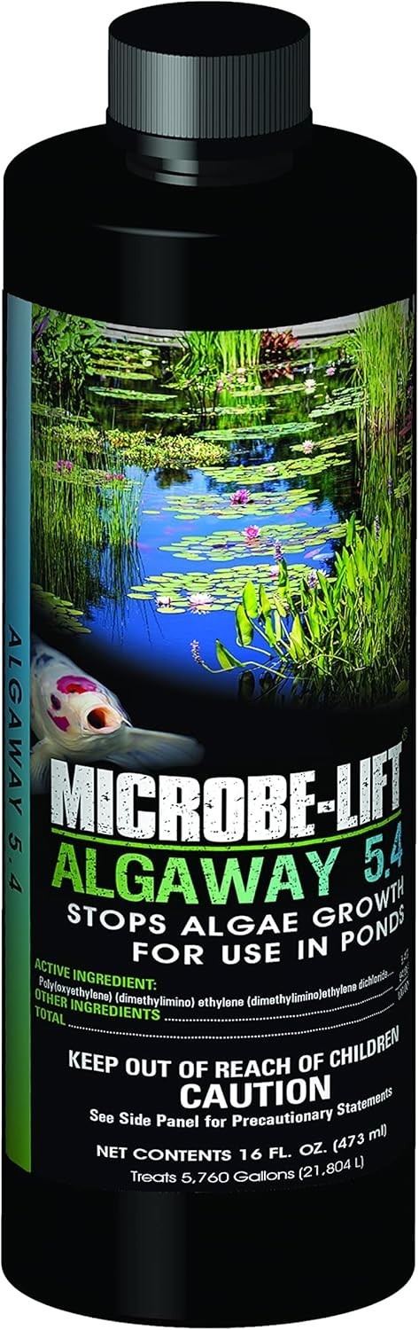 16oz MICROBE-LIFT Algaway 5.4 Algae Control Treatment for Ponds and Water Gard
