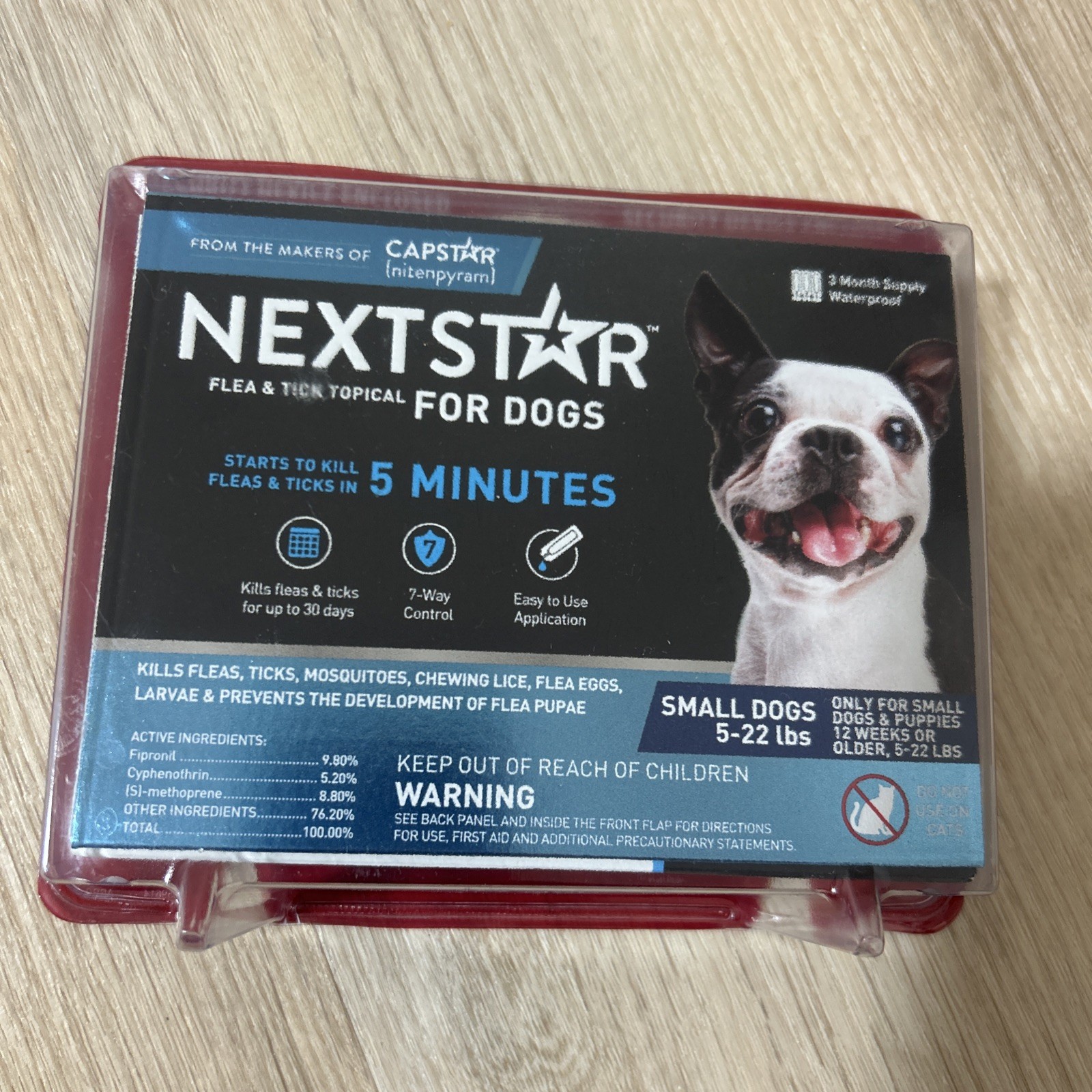 NextStar Flea & Tick Treatment for Small Dogs 5–22 lbs 3 Month Supply