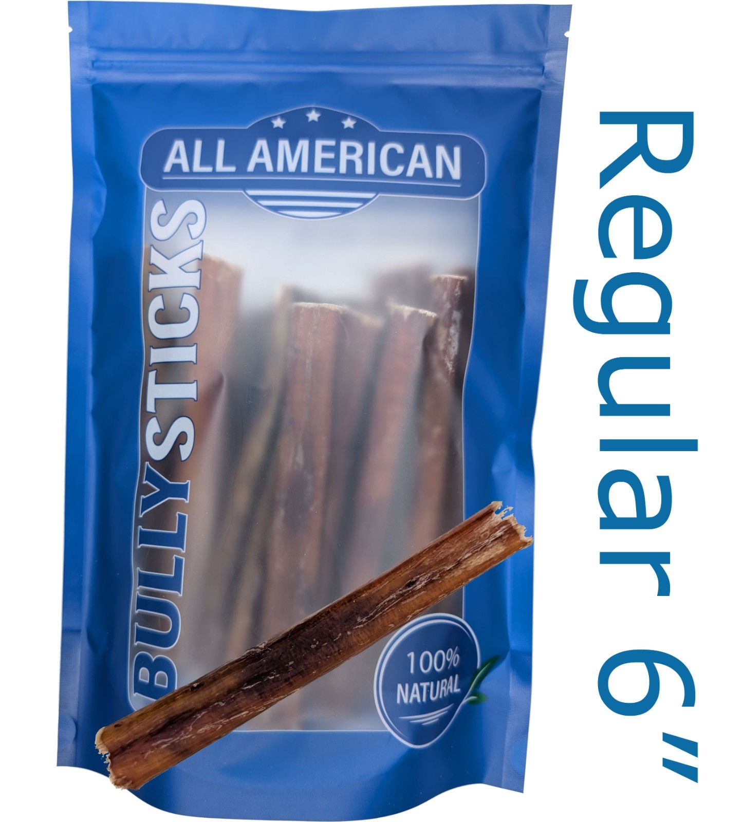 Bully Sticks 6″ 100% Natural Beef Bully Sticks Dog Chews & Treats USA Sourced