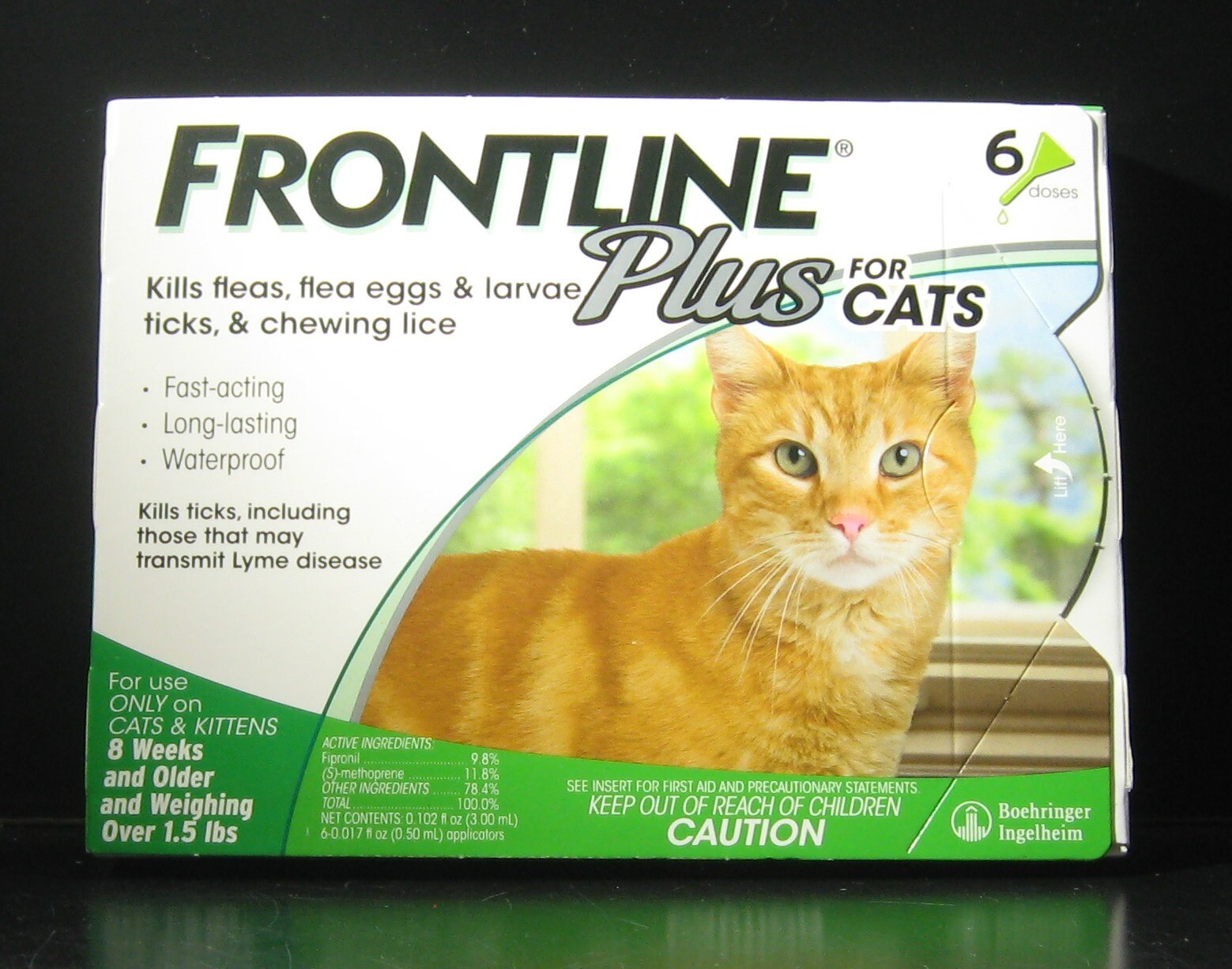 Frontline Plus for Cats & Kittens (6 pack) 100% Genuine U.S EPA Approve !!!