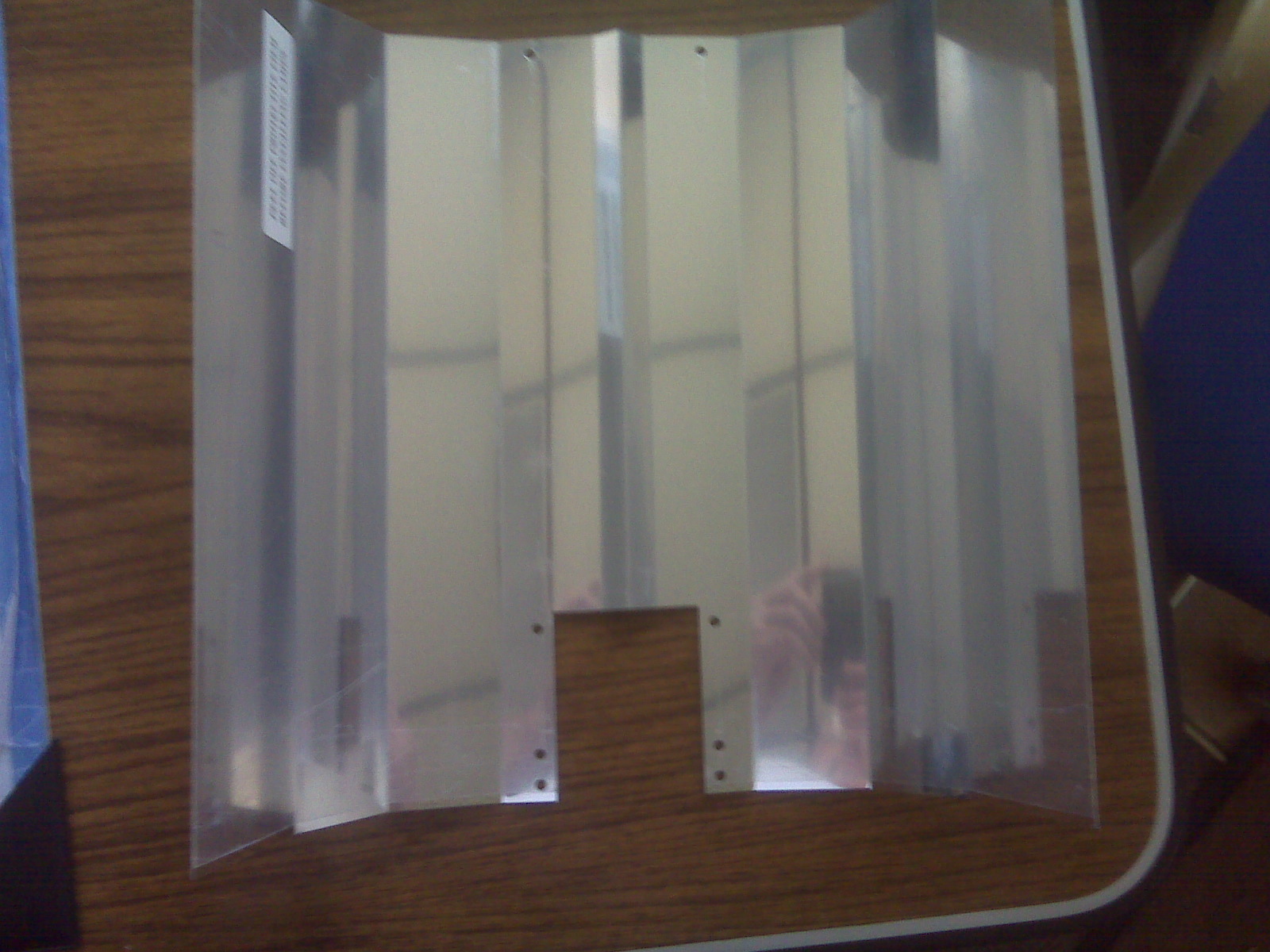 Metal Halide Reflector for Aquariums from Pfo Lighting 12″x10 3/4″ Brand New
