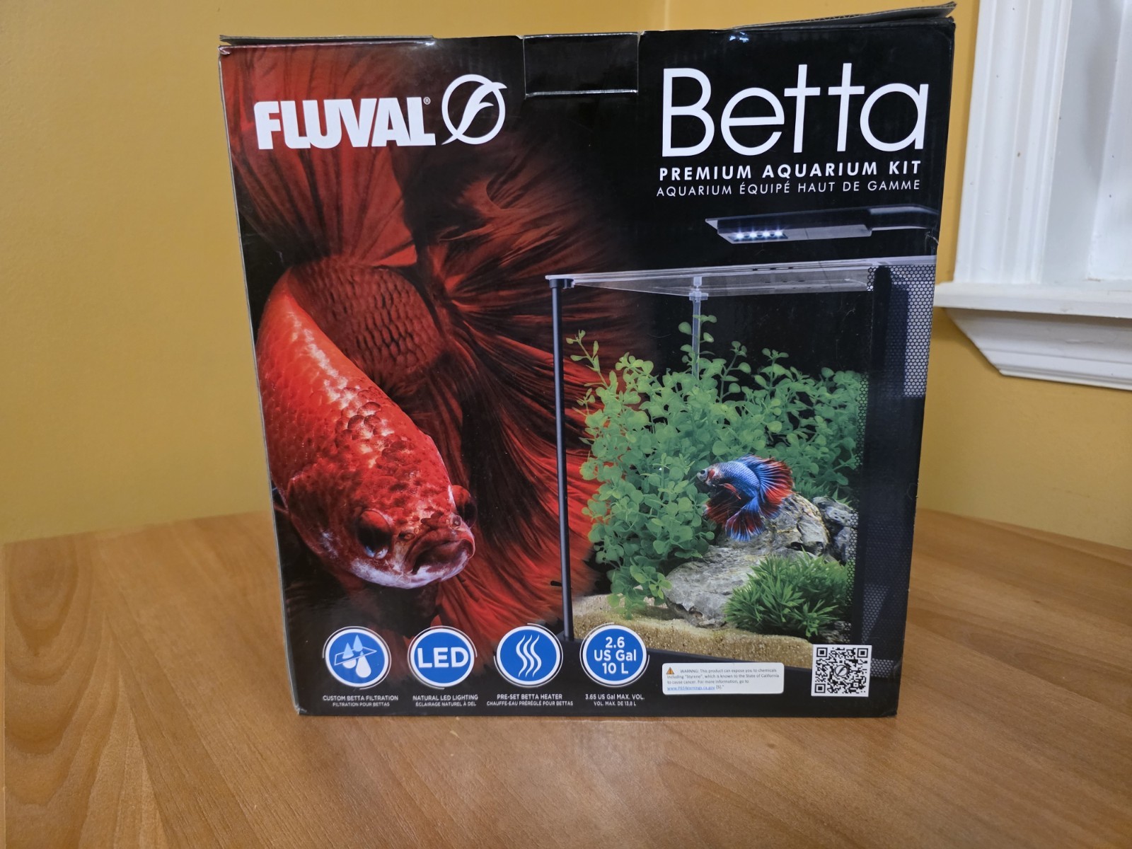Betta Premium Aquarium Kit (2.6 US Gal / 10 L) – Fluval