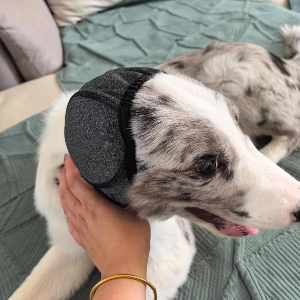 Calming Dog Ear Muffs Anti Anxiety Hood Cover Noise Reduction for Grooming Bath