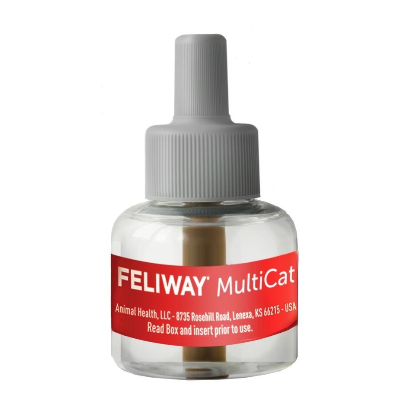 Feliway MultiCat Diffuser Refill 48 mL 2-Pack – Expires 02/2028