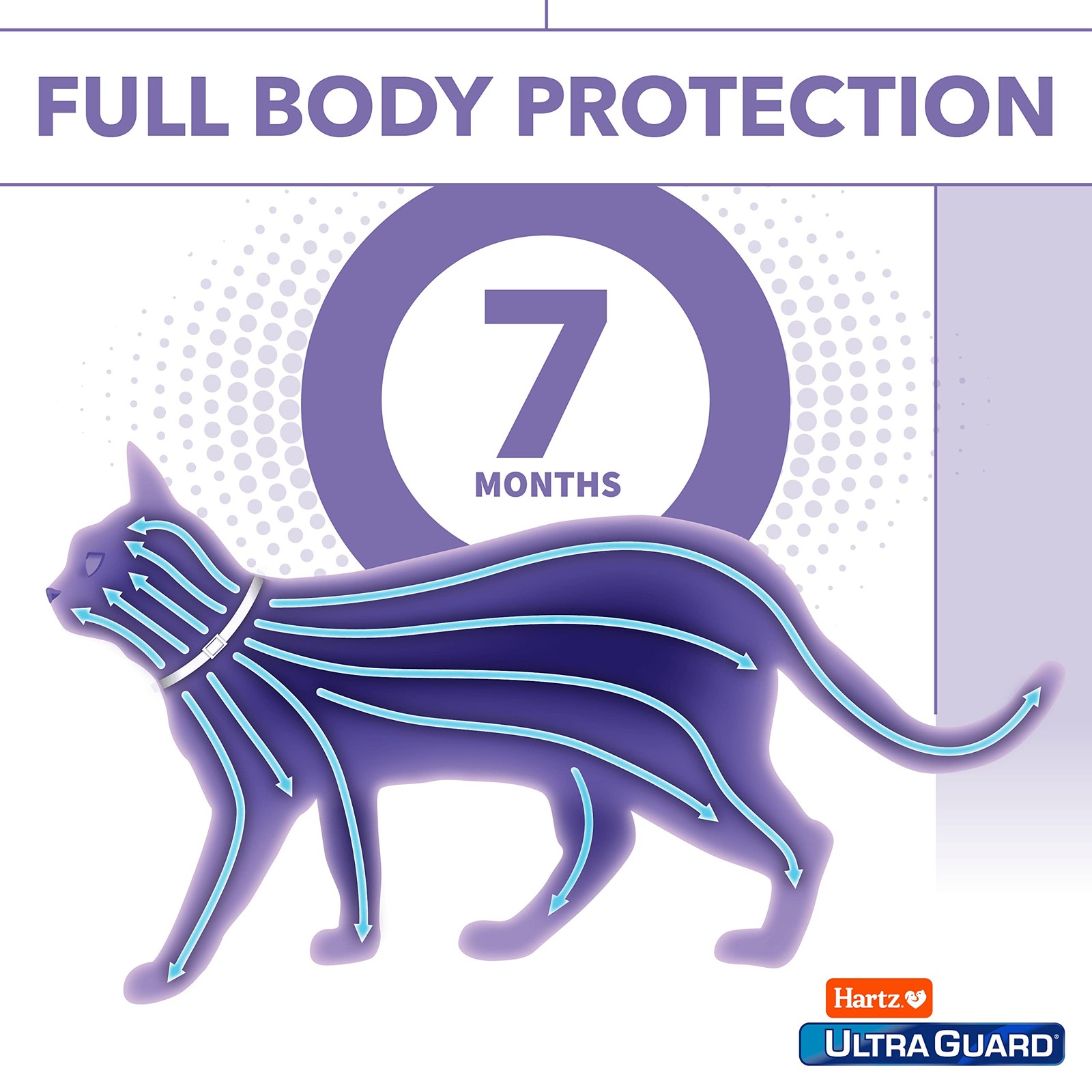 Hartz UltraGuard Flea & Tick Collar for Cats and Kittens, White