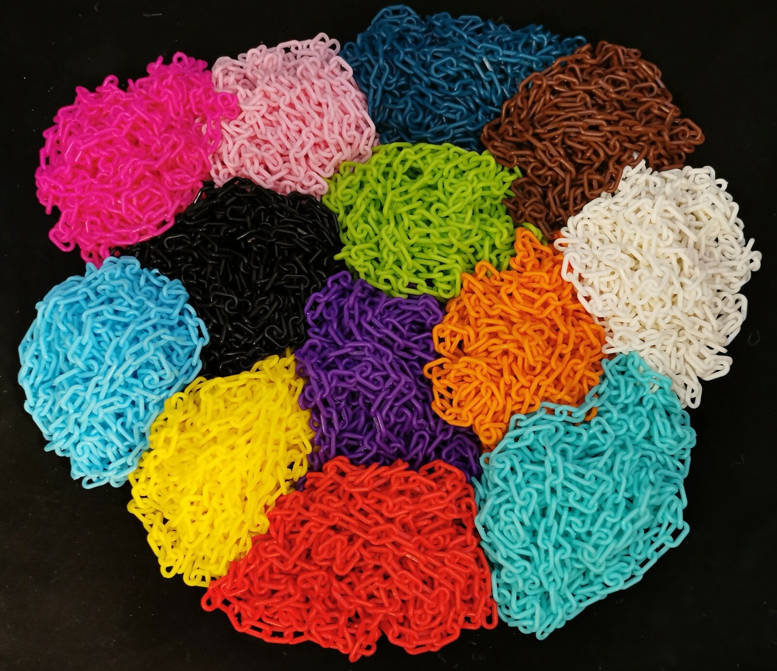 5′ LENGTH 3mm PLASTIC CHAIN BEAUTIFUL COLORS SUGAR GLIDERS NECKLACE JEWELRY