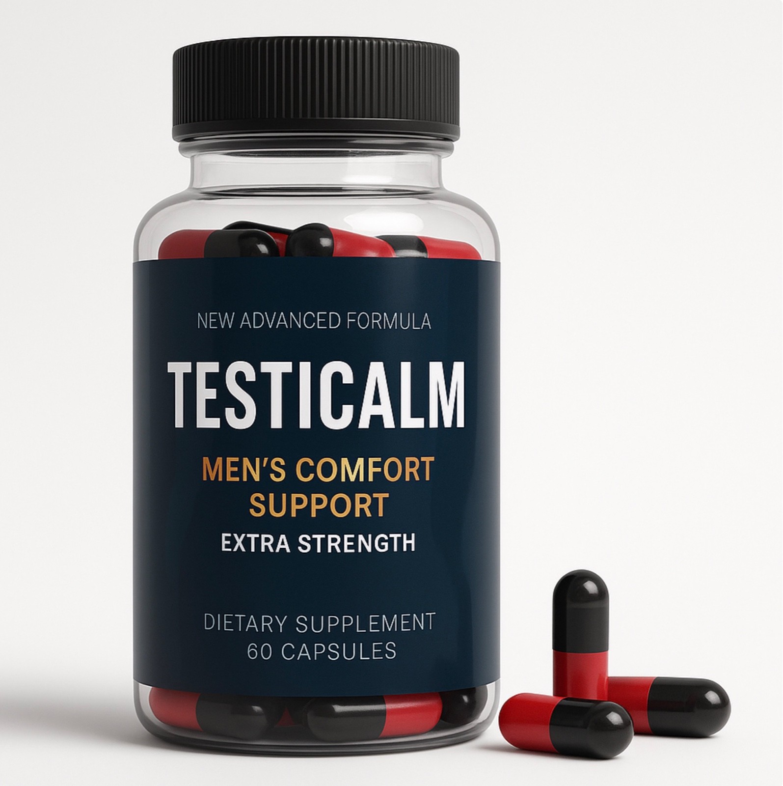 DON’T WORRY TESTICULAR FOR PAIN EVERYBODY – 60 CAPS – NEW FORMULA TESTICALM