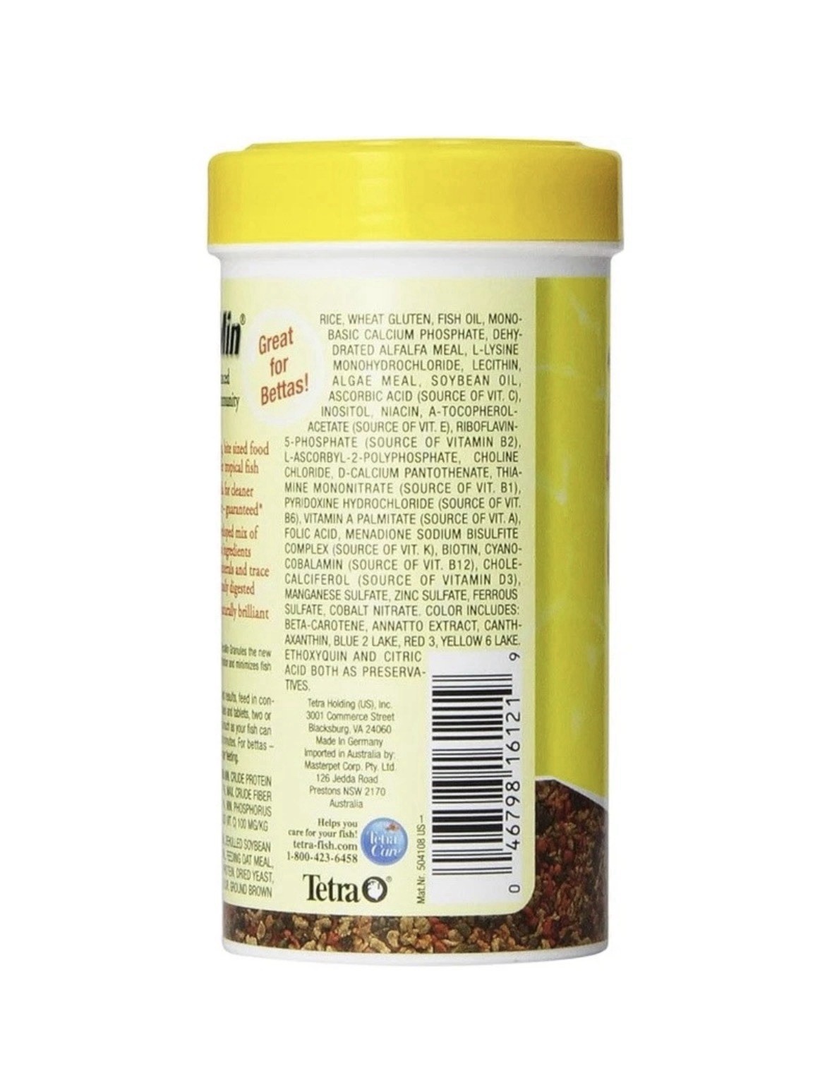 (4) Tropical Fish Food Slow-Sinking Granules Nutritious Clear-Water Formula New