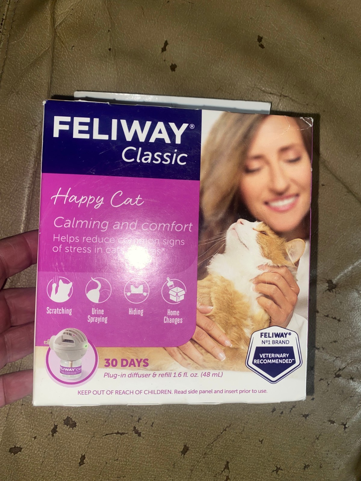 Feliway Classic Happy Cat. Calming & Comfort. 30 Days Plug in