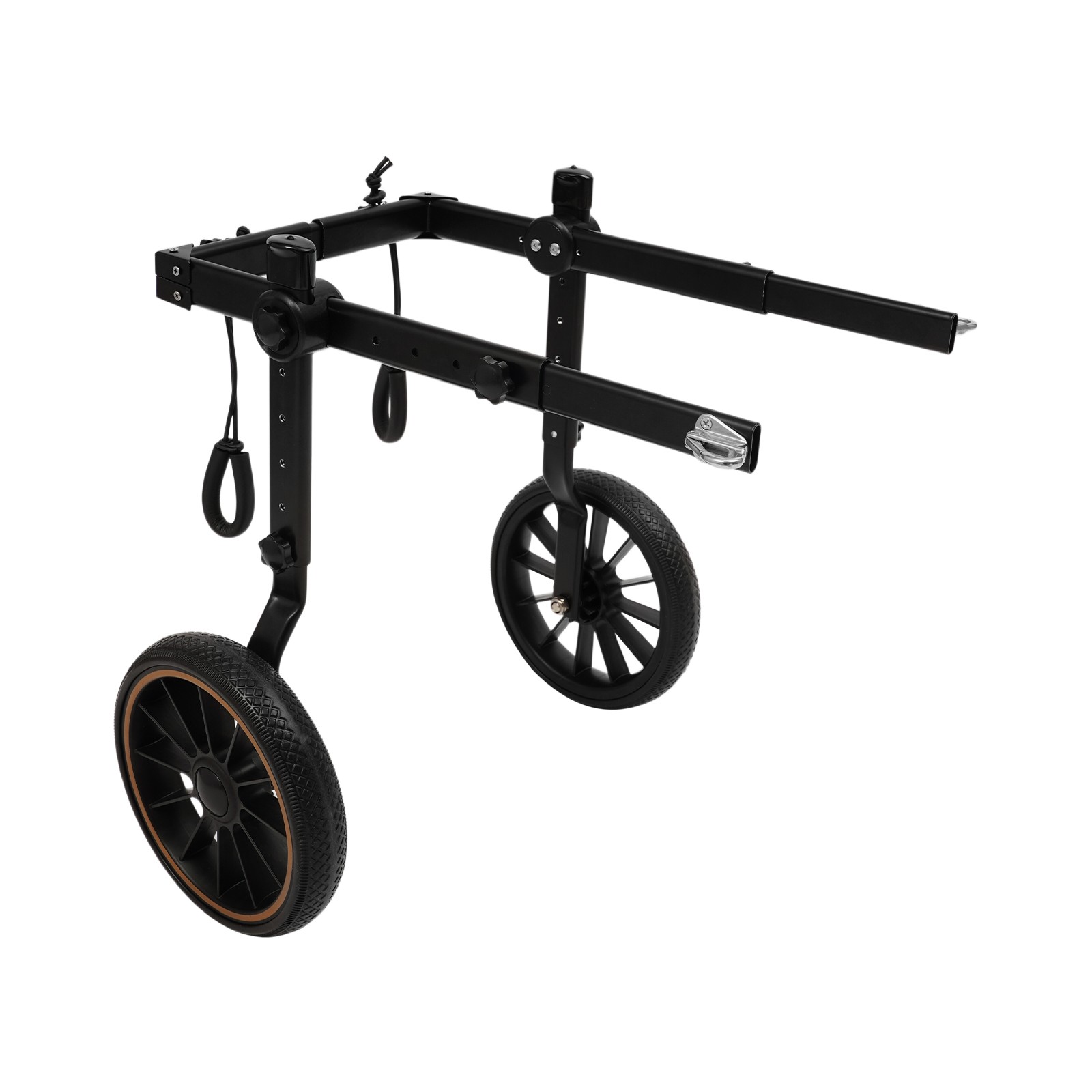 2-Wheel Dog Wheelchairs for Back Legs Adjustable Pet Rehabilitation Walking Aid