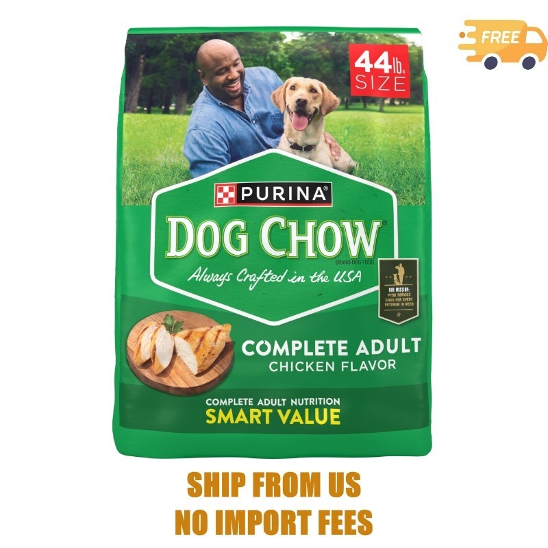 Purina Dog Chow Complete, Dry Dog Food for Adult Dogs High Protein, Real Chicken
