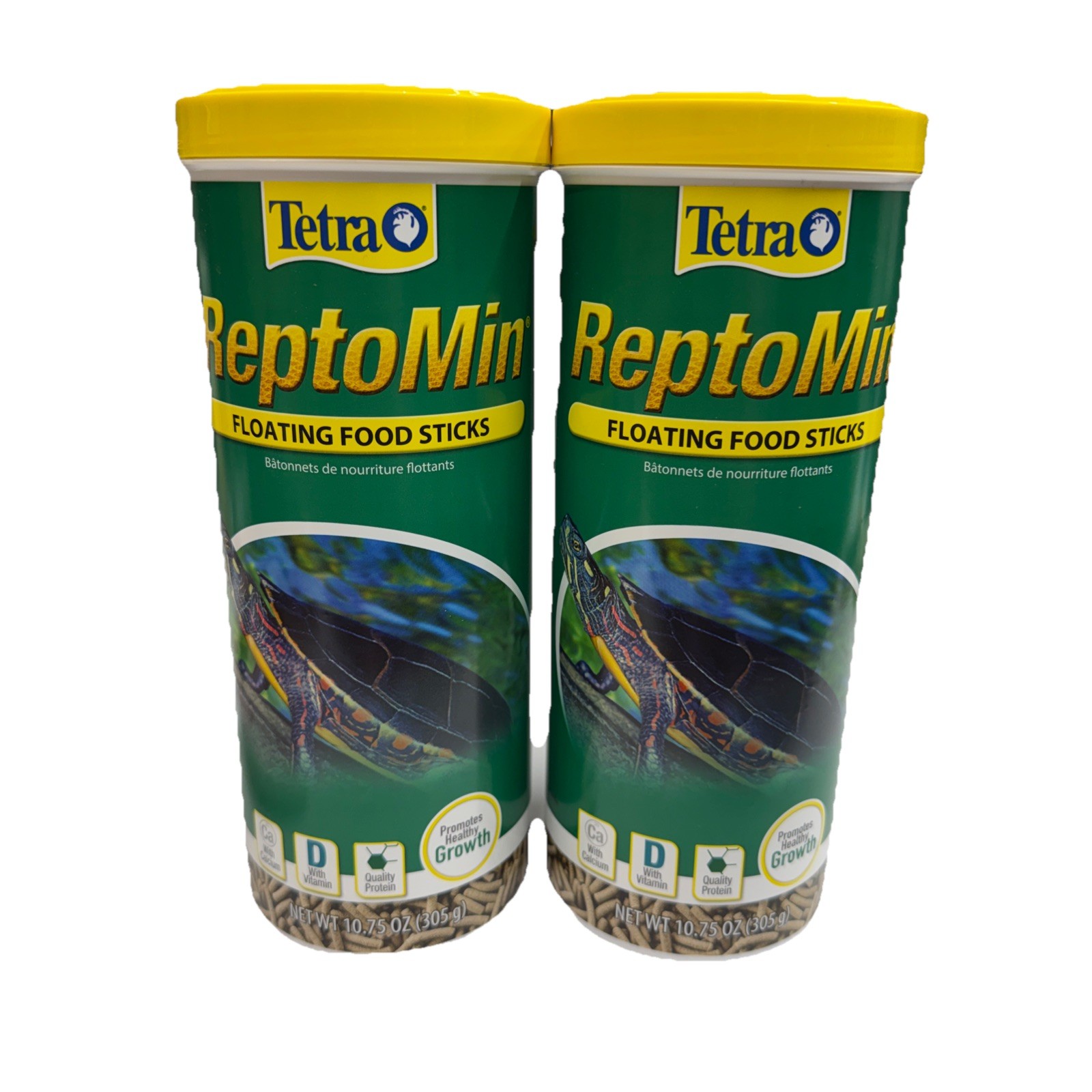 2 New Pack Tetra ReptoMin Floating Food Sticks Aquatic Turtle 10.75oz Exp 1/2029