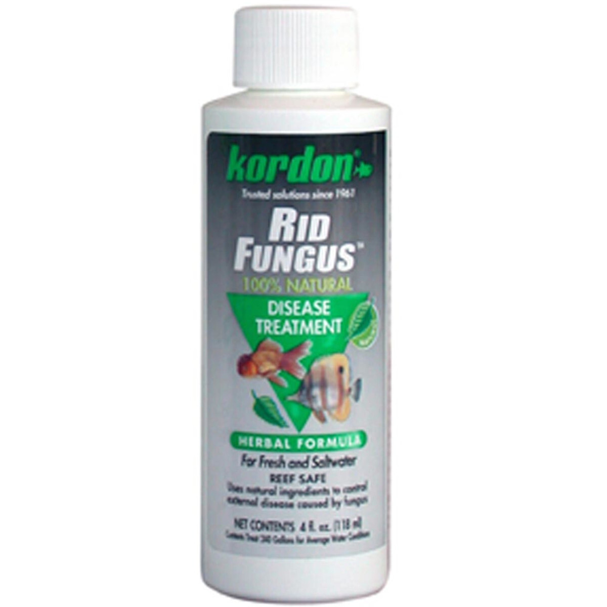 Kordon Rid Fungus 4oz Reef Safe Disease Treatment 100% Natural Herbal Formula