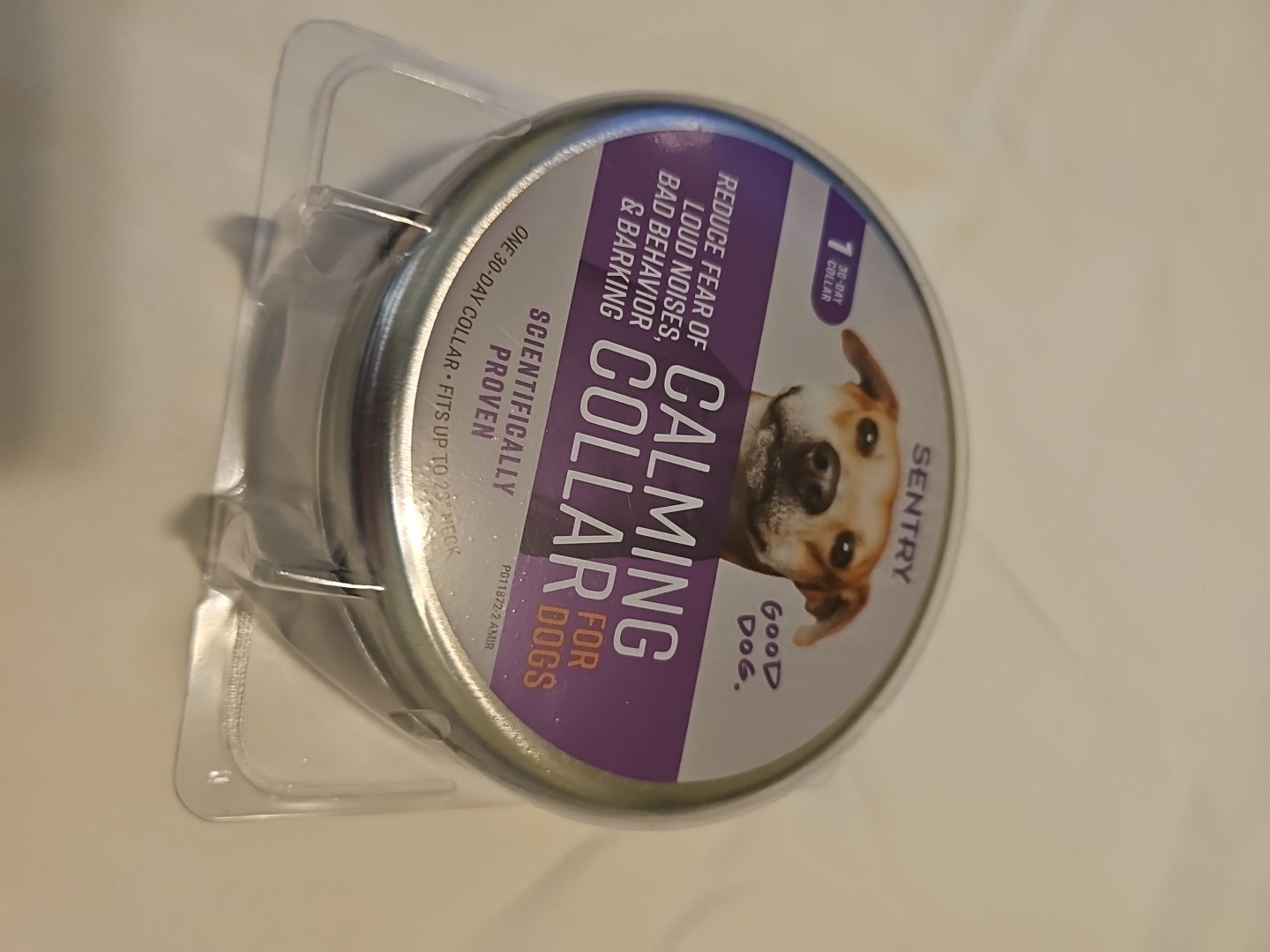 Sentry Dog Care Calming Anxiety Collar 1 Month 30 Day Supply For Dogs NEW
