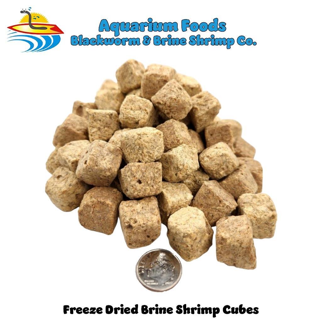 FREEZE DRIED BRINE SHRIMP CUBES – TROPICAL FISH, MARINE FISH, KOI FISH, TURTLES