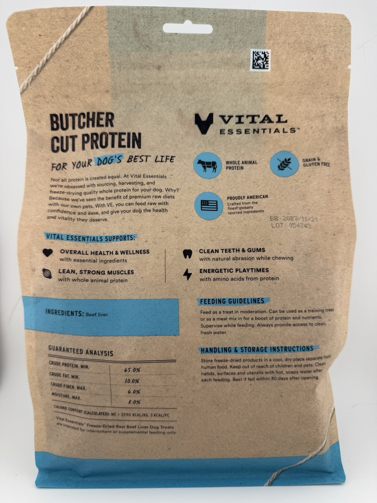 Vital Essentials Beef Liver Dog Treats, 15 oz | 15 Ounce (Pack of 1)