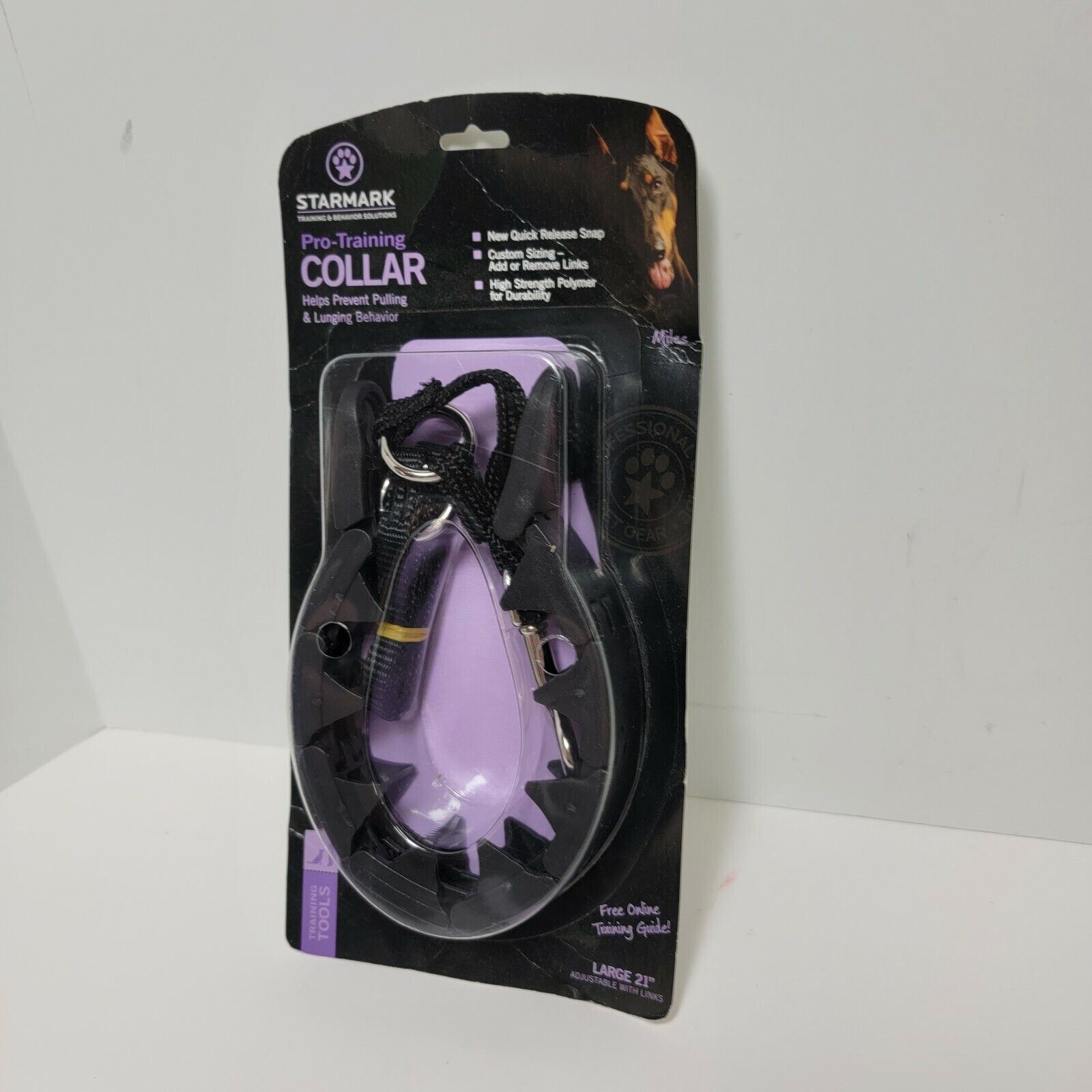 New Sealed Starmark Pro Training Dog Collar Large NIB Box B1