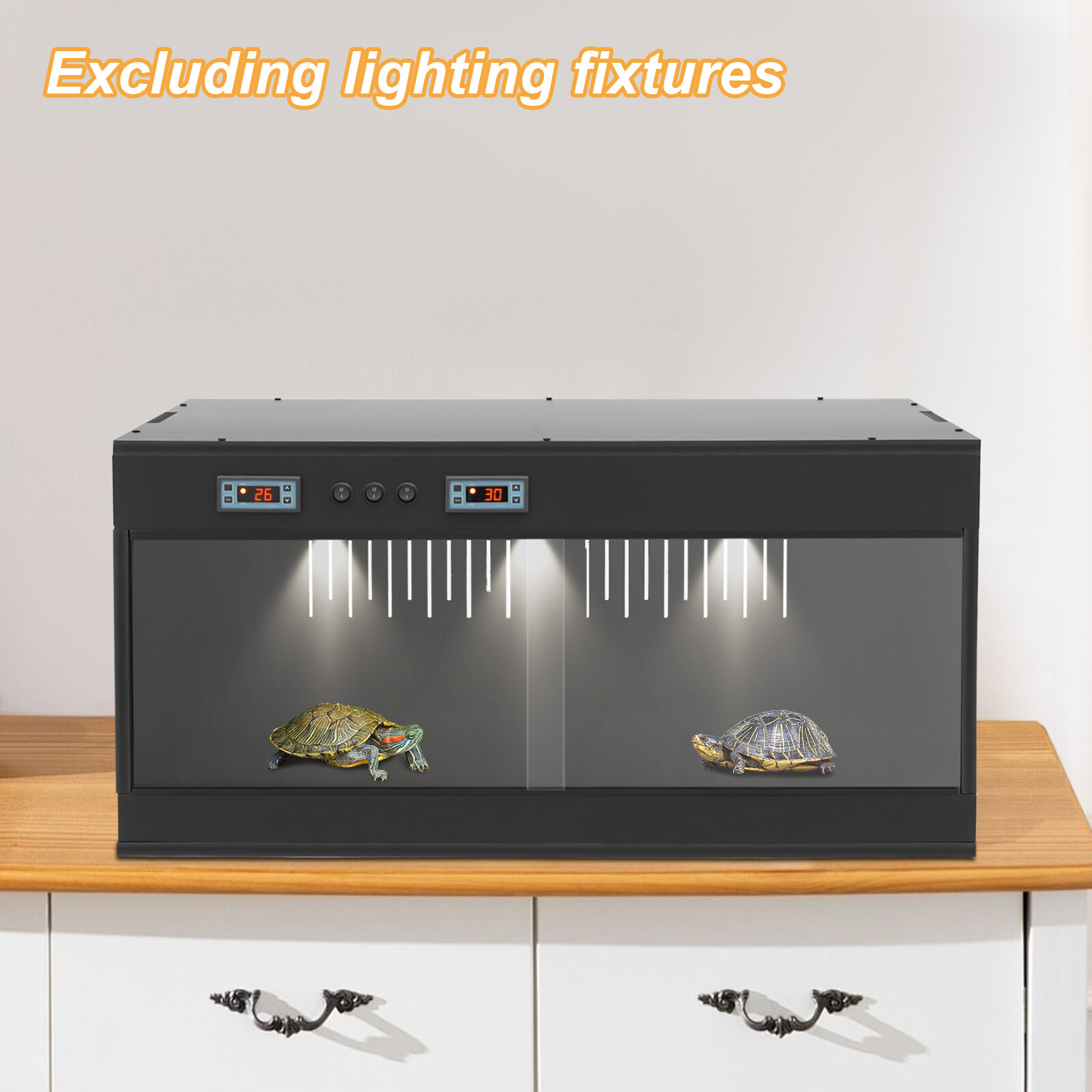 0.1m³ Volume Cage Reptile Pet Enclosure Lizard Spider Snake Geckos Breeding Box!