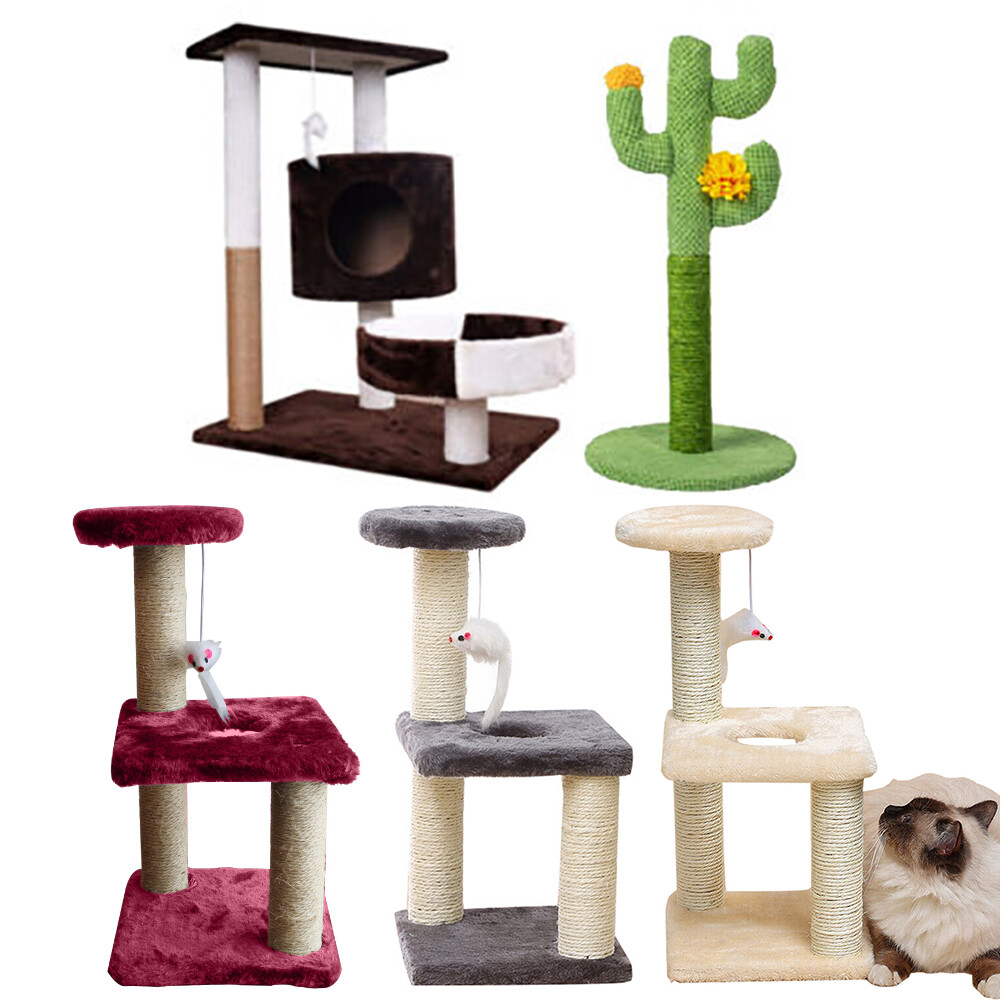 Cat Tree Cat Tower Scratching Post Cat Condo Activity Play House Condo Pet House