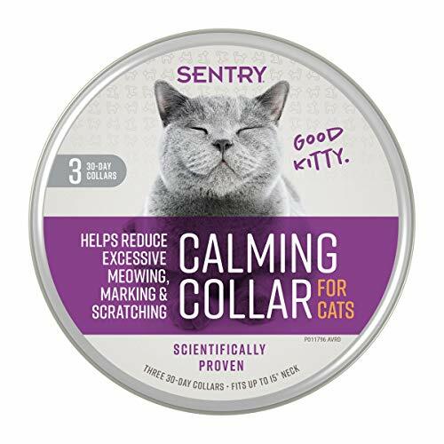 Sentry Industries Calming Collar for Cats 3Ct, Purple Assorted Sizes