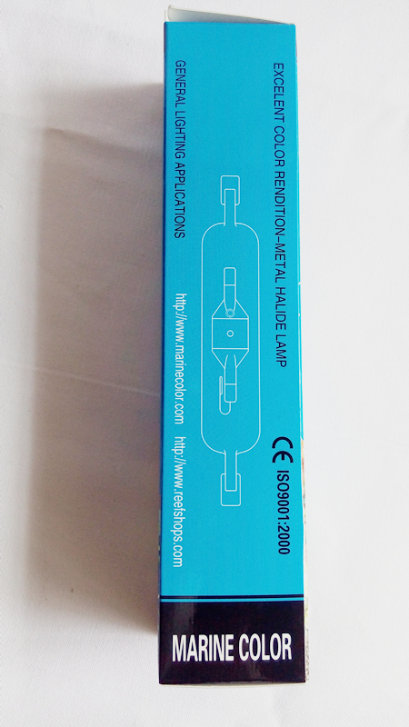 MARINE COLOR 70w 6500k 10k 14k 20k HQI Double Ended Metal Halide Bulb coral NIB