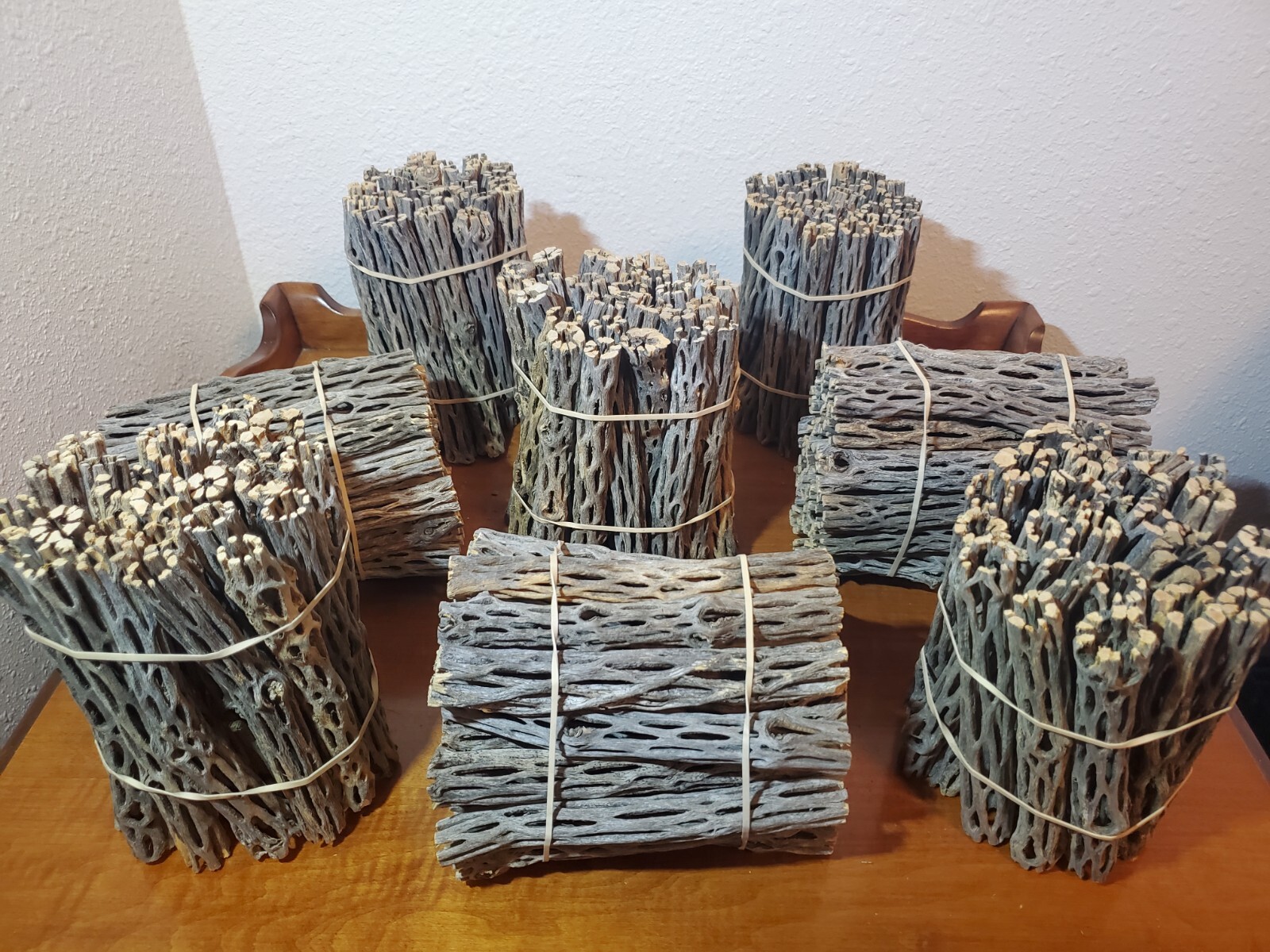 NEW 6″ inch CHOLLA Wood Tips | 1/2″ – 3/4″ diameter | 10, 25, 50, 75, 100 pieces